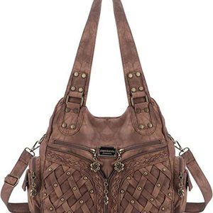 Angel Barcelo Purses and Handbags Women Tote Shoulder Top Handle Satchel Hobo .